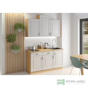 Meble kuchenne Szwecja 150cm biały/dąb artisan