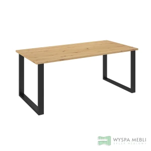 Stół industrialny Imperia 185x90cm dąb artisan