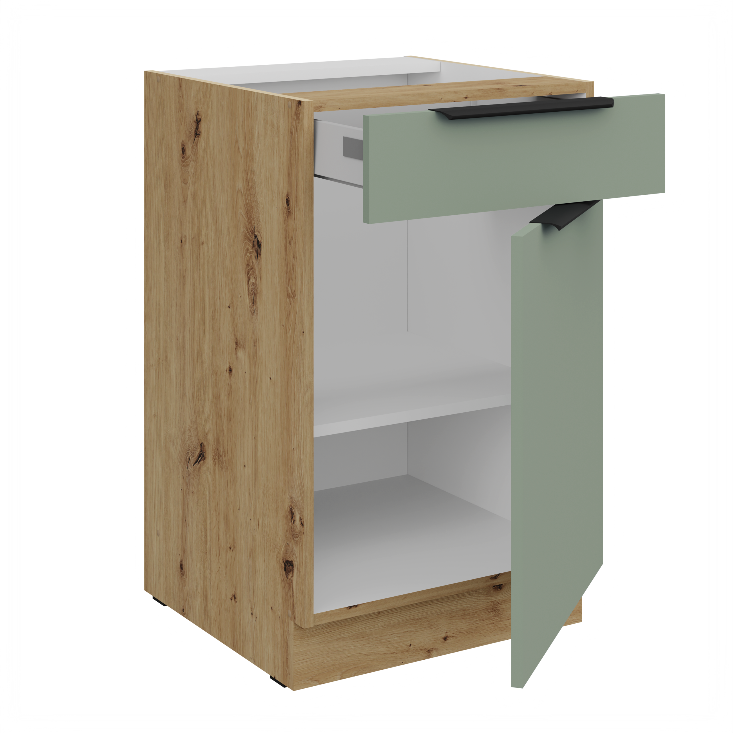Szafka Adria Dąb Artisan 50D 1F 1S BB PREMIUM BOX SZUFLADA - obrazek 2
