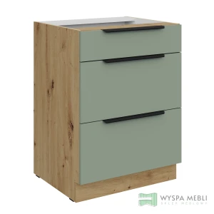 Szafka Adria Dąb Artisan 60D 3S BB PREMIUM BOX SZUFLADY