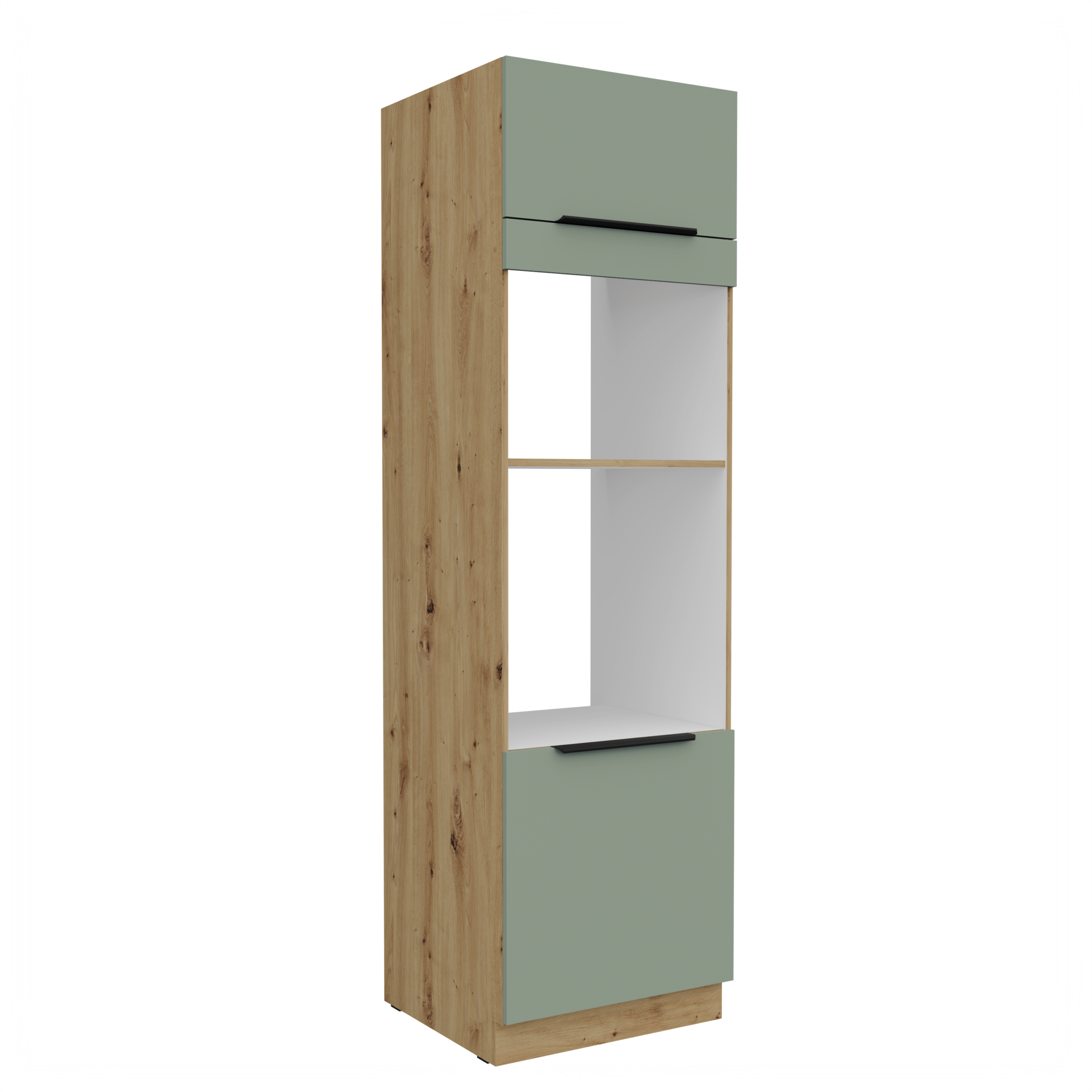Szafka Adria Dąb Artisan Słupek Wysoki 60DPM-210 2F Zabudowa Piekarnika Mikrofali