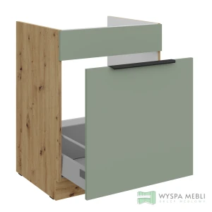 Szafka Adria Dąb Artisan 60D 1S BB PREMIUM BOX SZUFLADA ZLEW