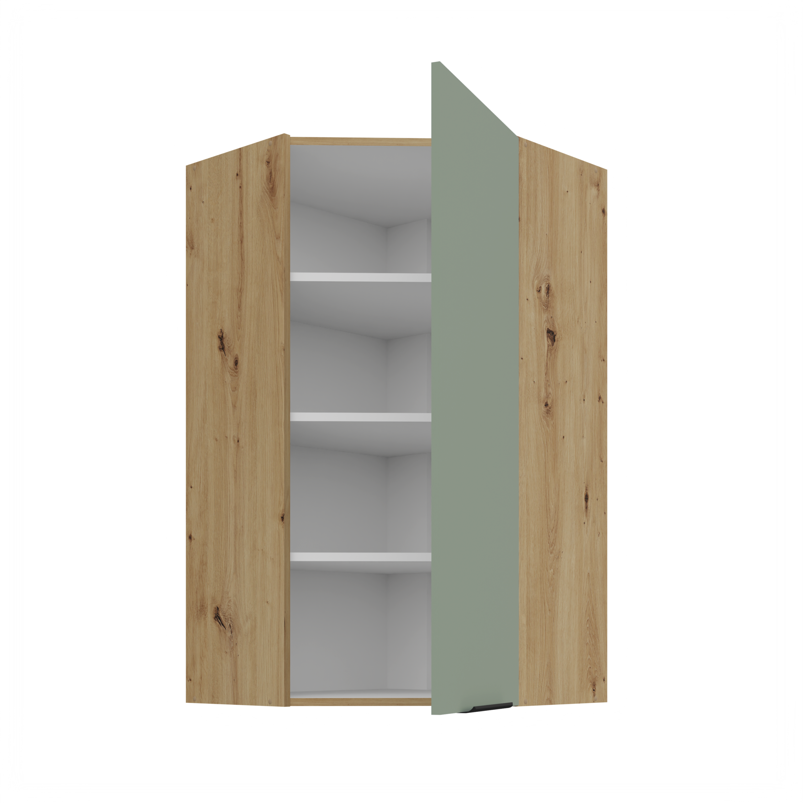 Szafka Adria Dąb Artisan 60x60GN-108 1F (45*) NAROŻNA - obrazek 2