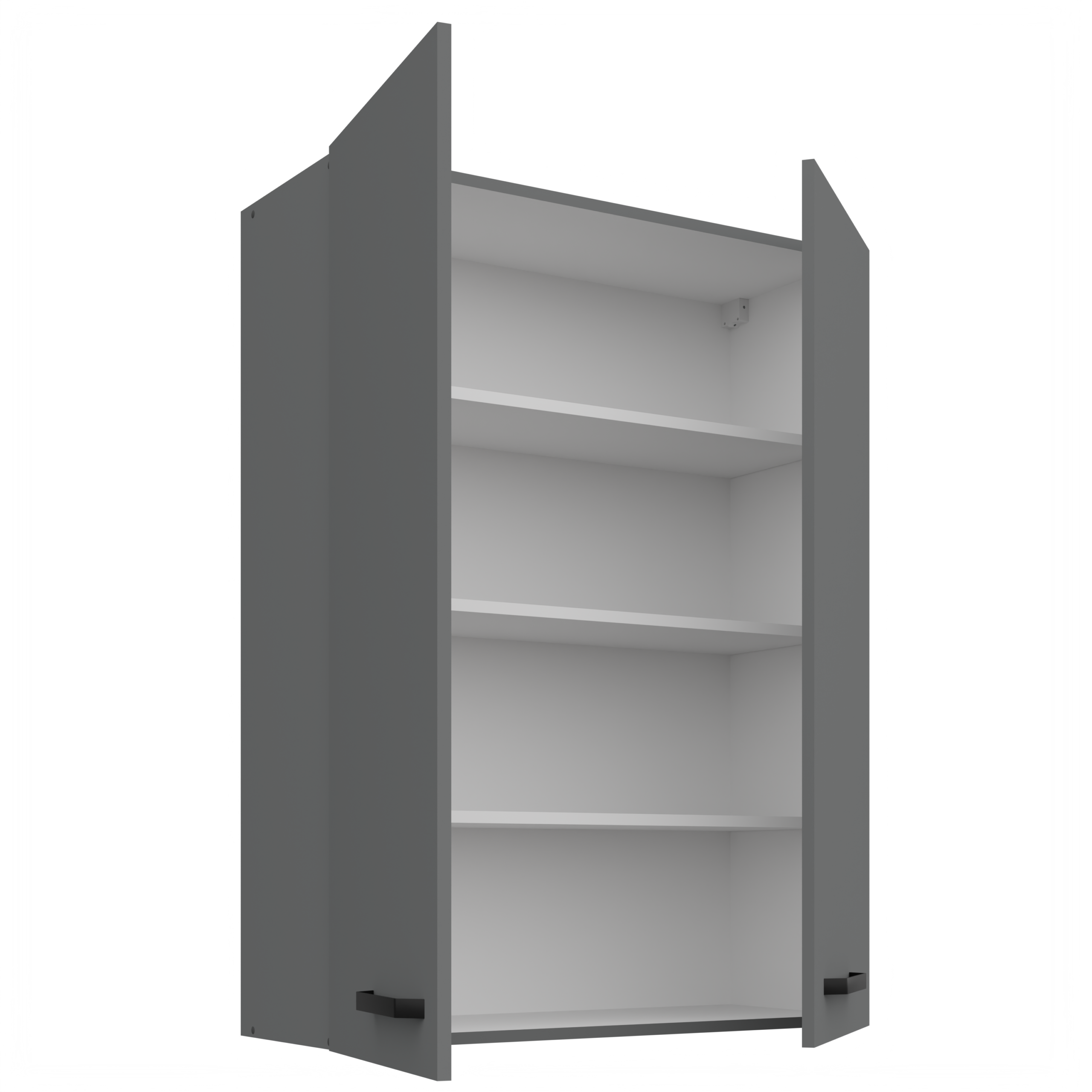 Szafka Nicea Antracyt 80G-108 2F - obrazek 2