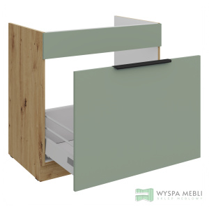 Szafka Adria Dąb Artisan 80D 1S BB PREMIUM BOX SZUFLADA ZLEW