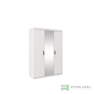 Szafa z lustrem Elen 3D 133cm biały