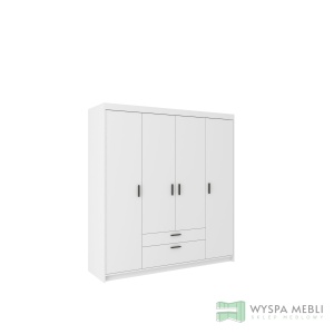 Szafa z szufladami Elen 4D 2S 177cm biały