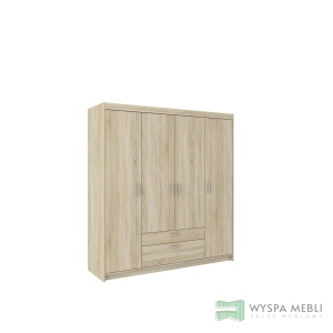 Szafa z szufladami Elen 4D 2S 177cm dąb sonoma