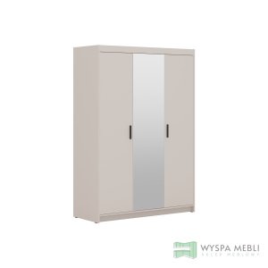 Szafa z lustrem Elen 3D 133cm beż piaskowy