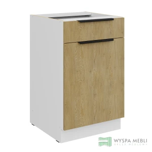 Szafka Capri Dąb Cremona/Biały 50D 1F 1S BB PREMIUM BOX SZUFLADA
