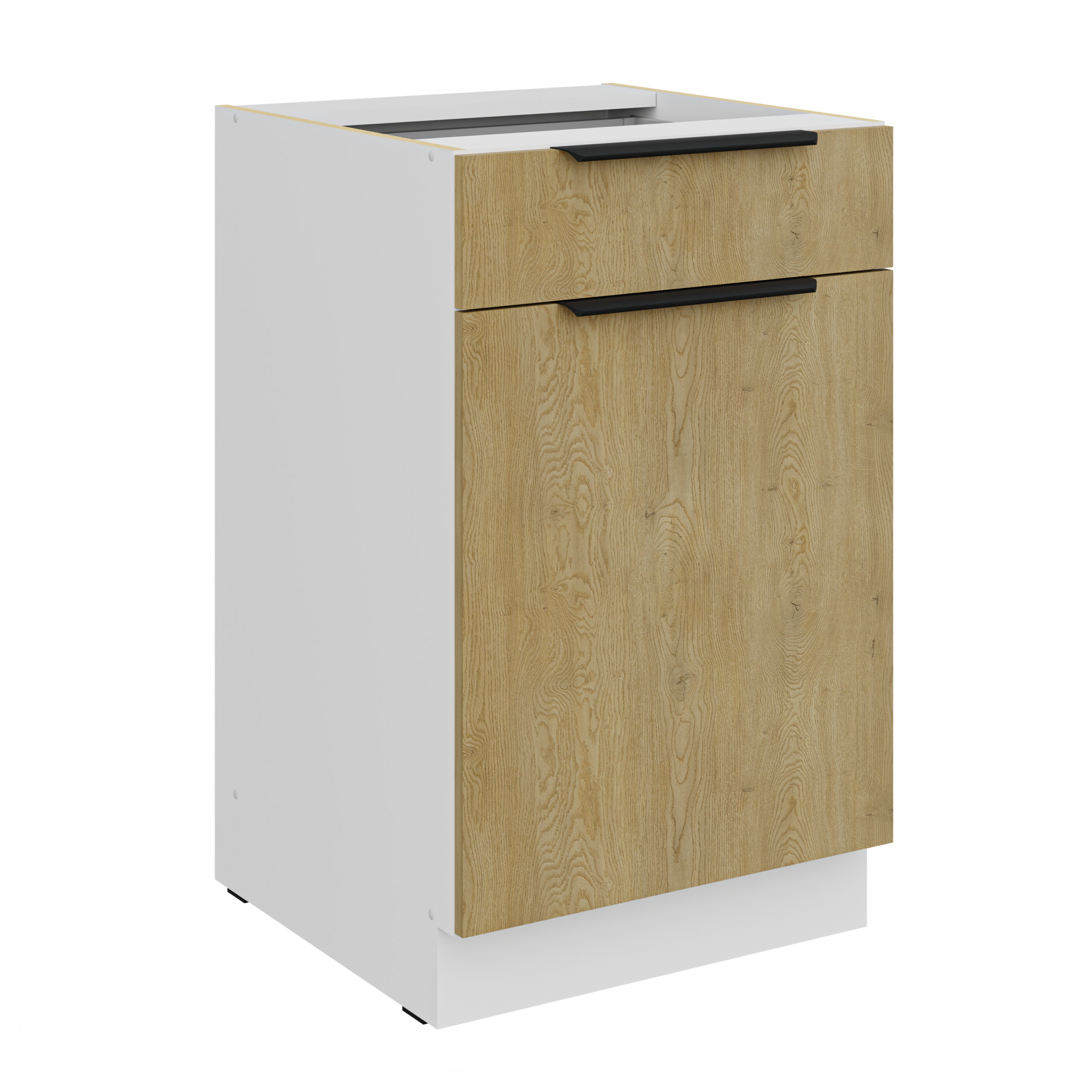 Szafka Capri Dąb Cremona/Biały 50D 1F 1S BB PREMIUM BOX SZUFLADA