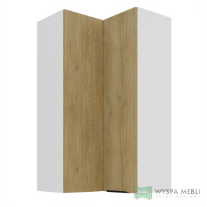 Szafka Capri Dąb Cremona/Biały 60x60GN-108 2F 90* NAROŻNA