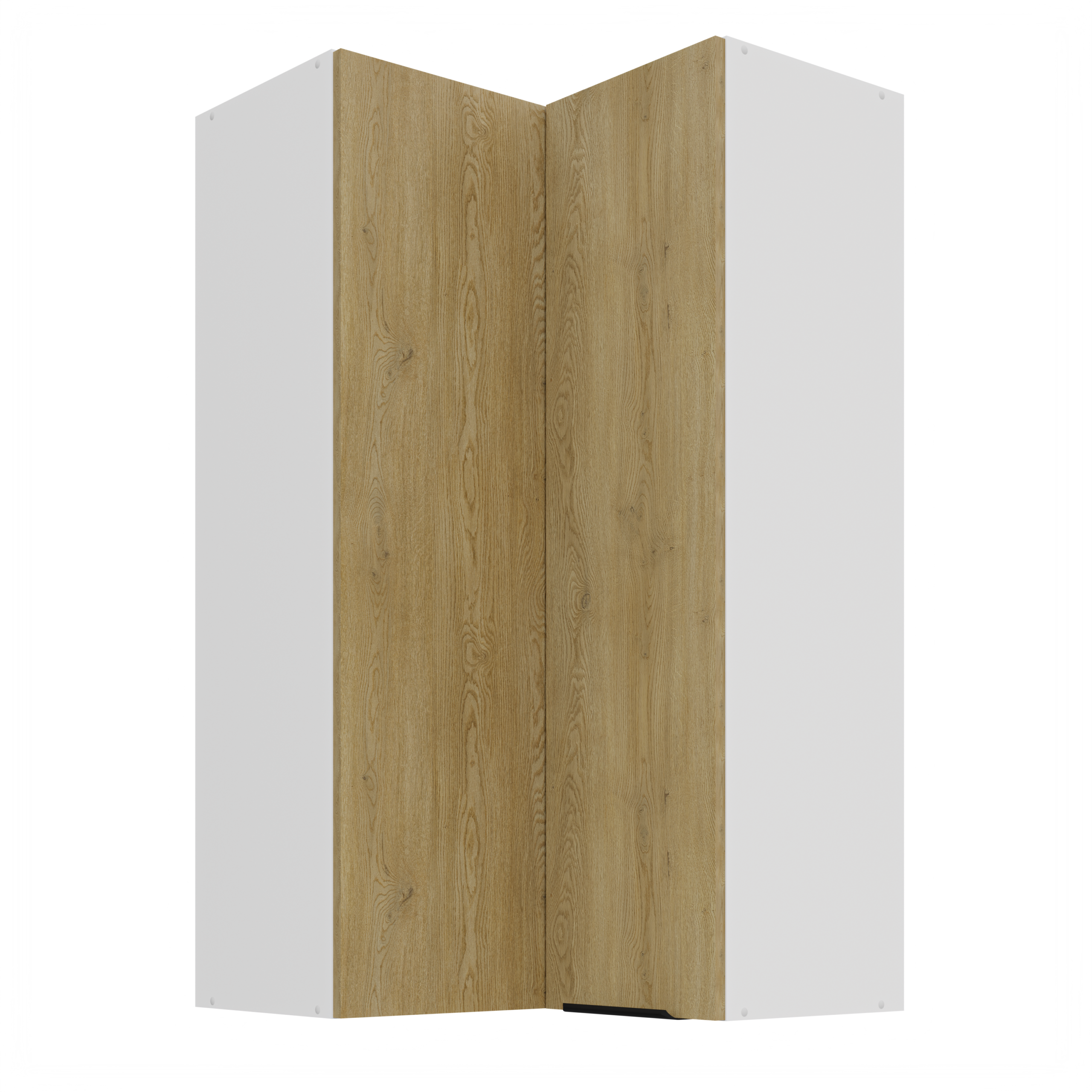 Szafka Capri Dąb Cremona/Biały 60x60GN-108 2F 90* NAROŻNA
