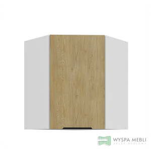 Szafka Capri Dąb Cremona/Biały60x60GN-72 1F (45*) NAROŻNA