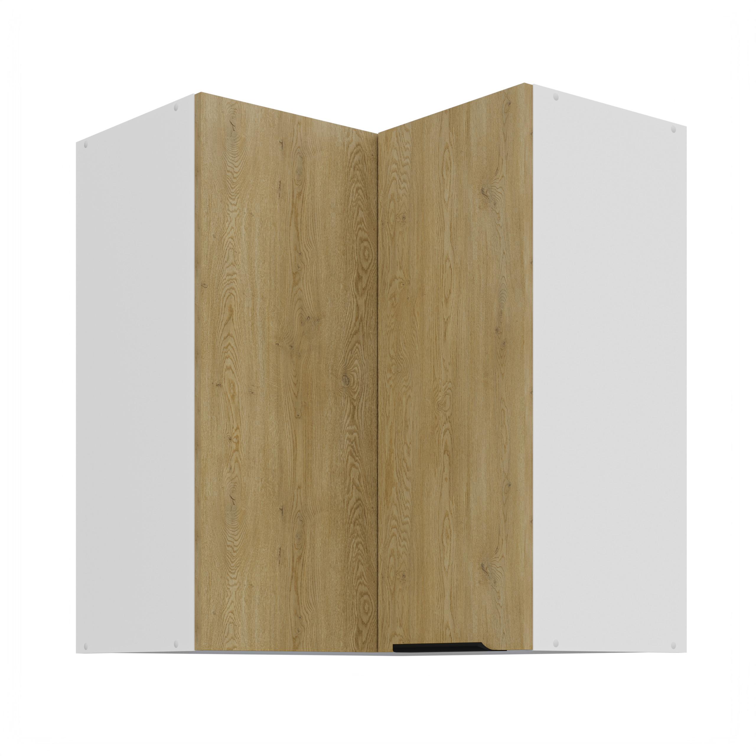 Szafka Capri Dąb Cremona/Biały 60x60GN-72 2F 90* NAROŻNA