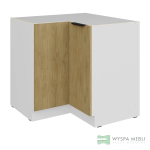 Szafka Capri Dąb Cremona/Biały 90x90DN 2F BB NAROŻNA