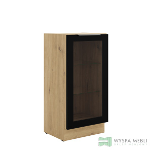 Szafka dolna witryna dąb artisan 40DW 1F BB