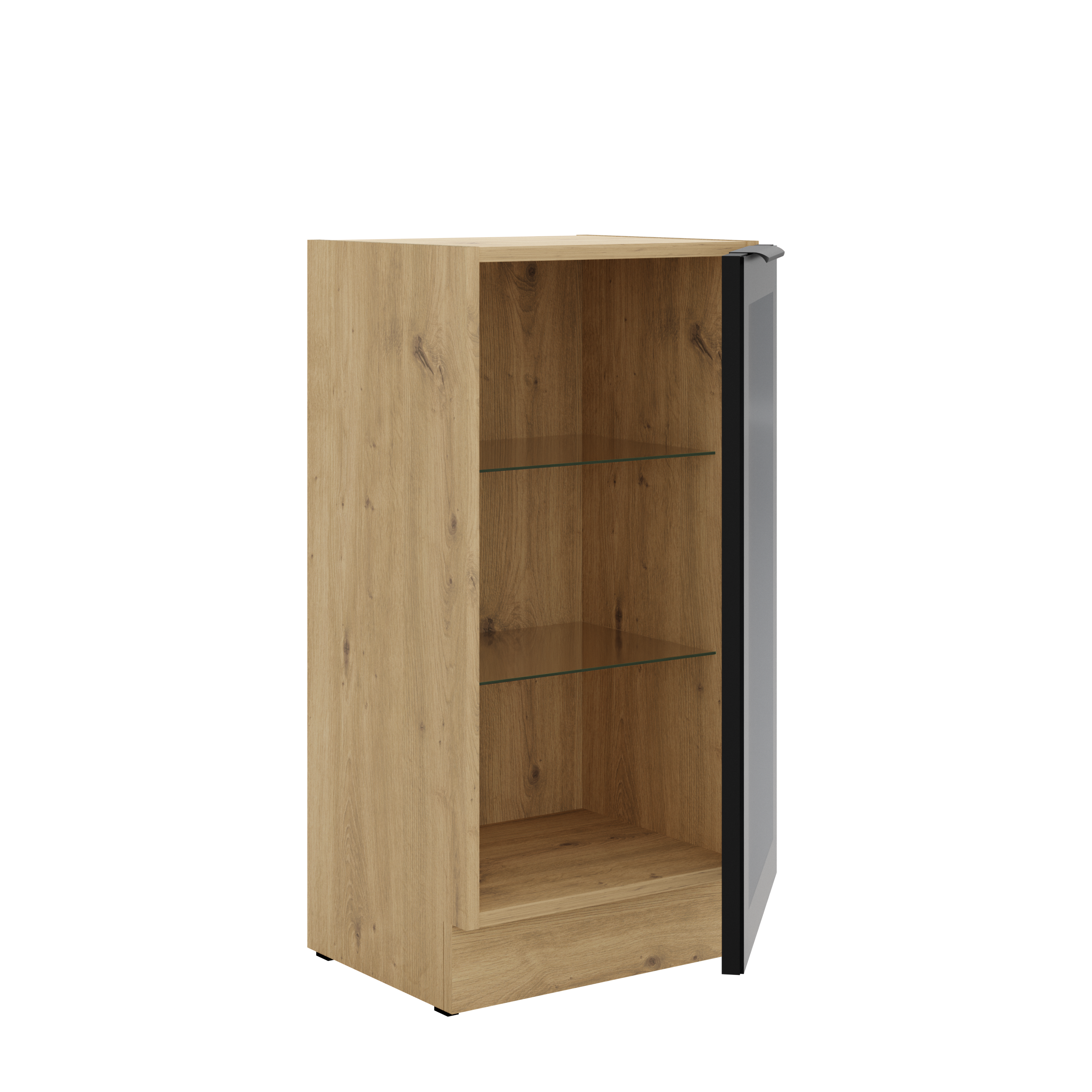 Szafka dolna witryna dąb artisan 40DW 1F BB - obrazek 2