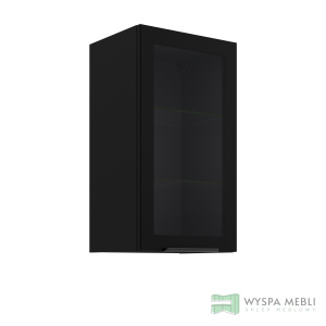 Szafka witryna czarny 40GS-72 1F