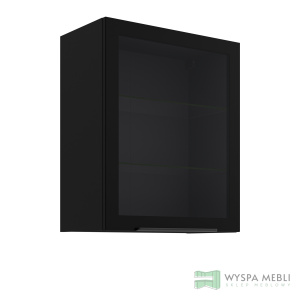 Szafka witryna czarny 60GS-72 1F