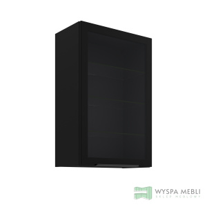 Szafka witryna czarny 60GS-90 1F